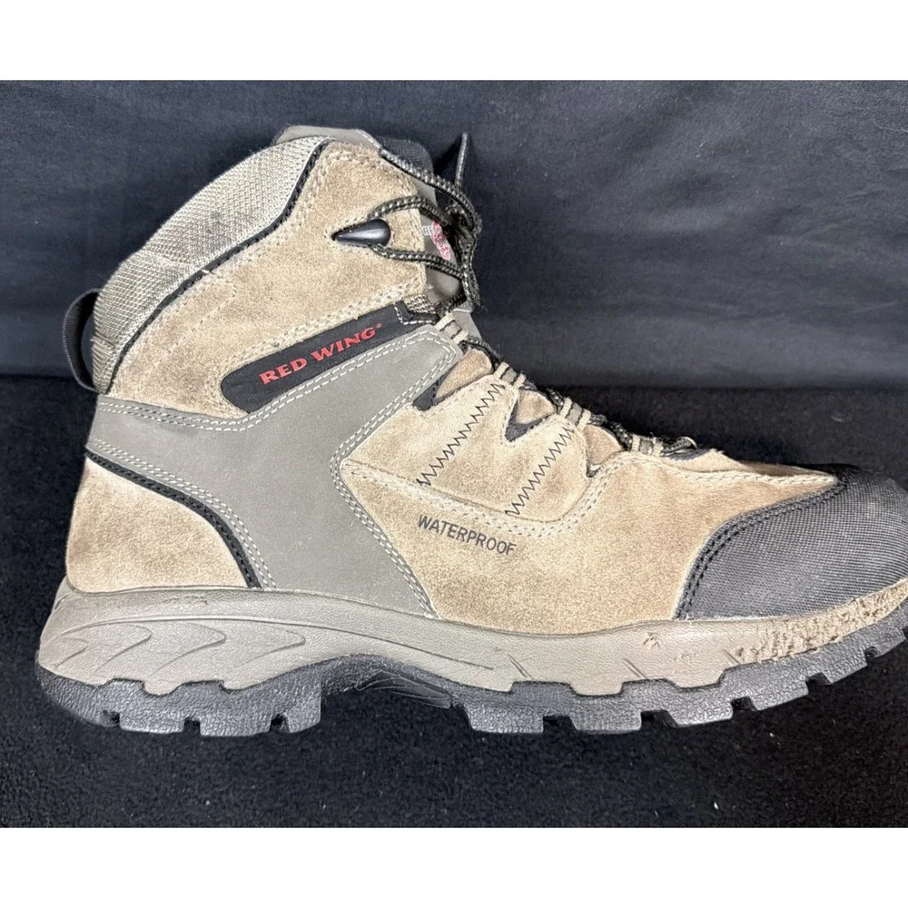 Red Wing 8670 Waterproof Hiking Boots Men's 13 EE Suede Leather Trail Brown